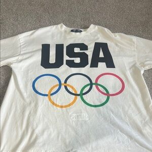Kith White USA Olympic Men's Shirt